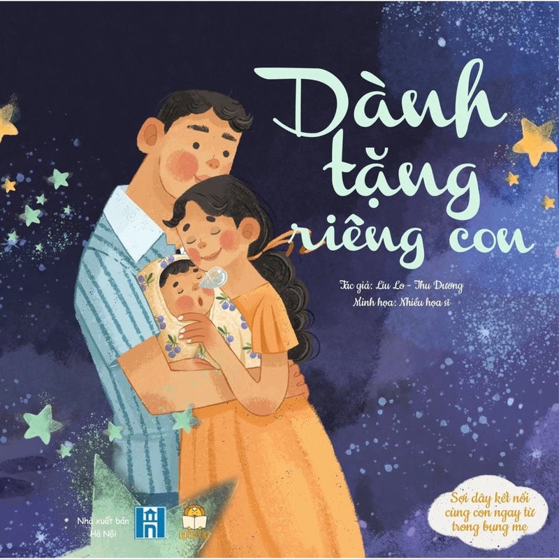 Cuốn Dành Tặng Riêng Con bìa cứng - Sách thơ Thai Giáo cho mẹ bầu Hạnh phúc