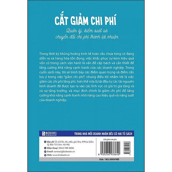 Cắt Giảm Chi Phí - Quản Lý Kiểm Soát Và Chuyển Đổi Phí Thành Lợi Nhuận