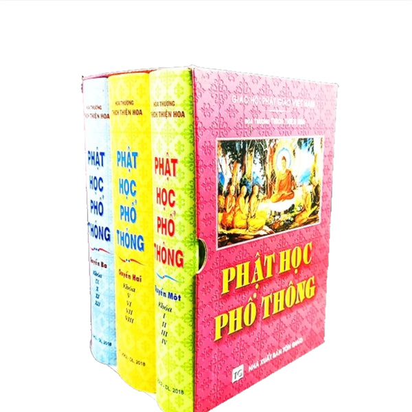 Sách - Combo Phật Học Phổ Thông Trọn Bộ 3 Tập