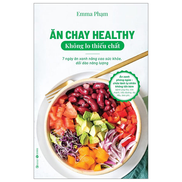 Sách - Ăn Chay Healthy Không Lo Thiếu Chất