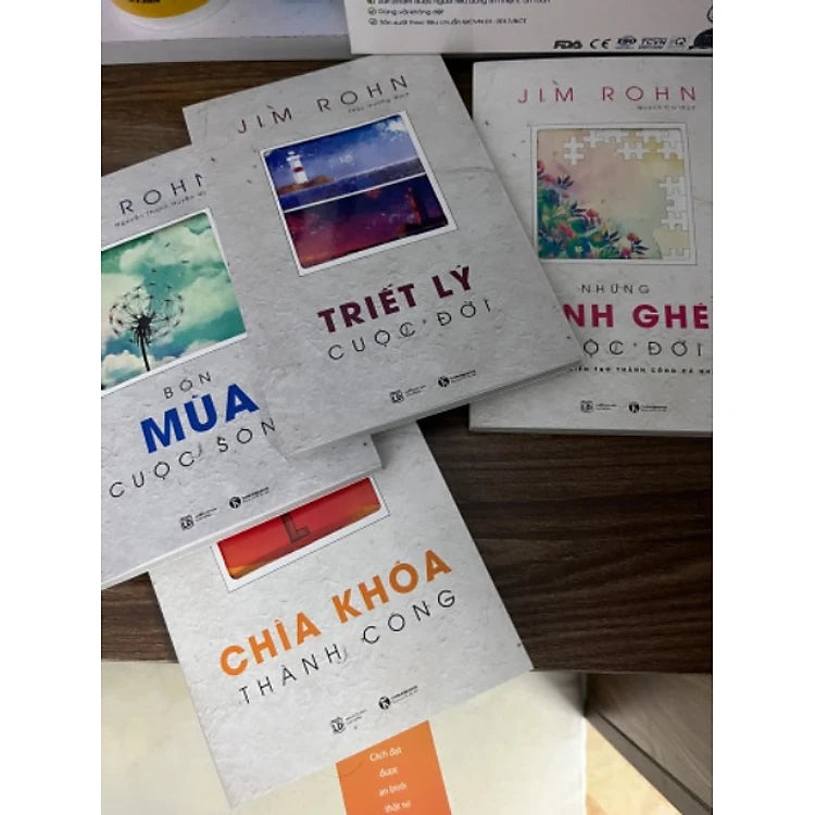 Combo Bộ Sách Jim Rohn: Triết Lý Cuộc Đời + Châm Ngôn Ngày Mới + Chìa Khóa Thành Công + Những Mảnh Ghép Cuộc Đời