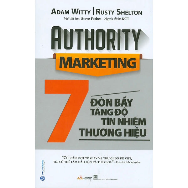 Authority Marketing - 7 Đòn Bẩy Tăng Độ Tín Nhiệm Thương Hiệu