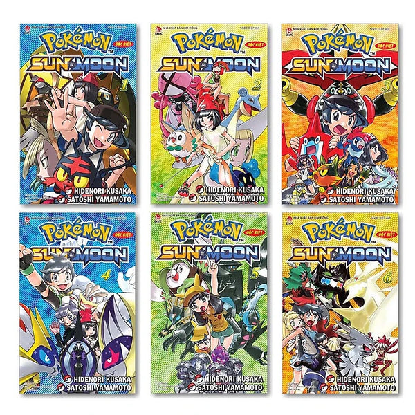 Boxset Pokémon Đặc Biệt SUN & MOON (6 Tập)