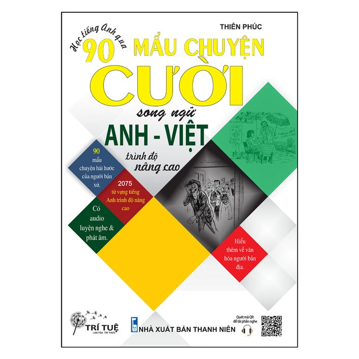 Sách - Học tiếng Anh qua 90 mẩu chuyện cười song ngữ Anh – Việt (Trình độ nâng cao)