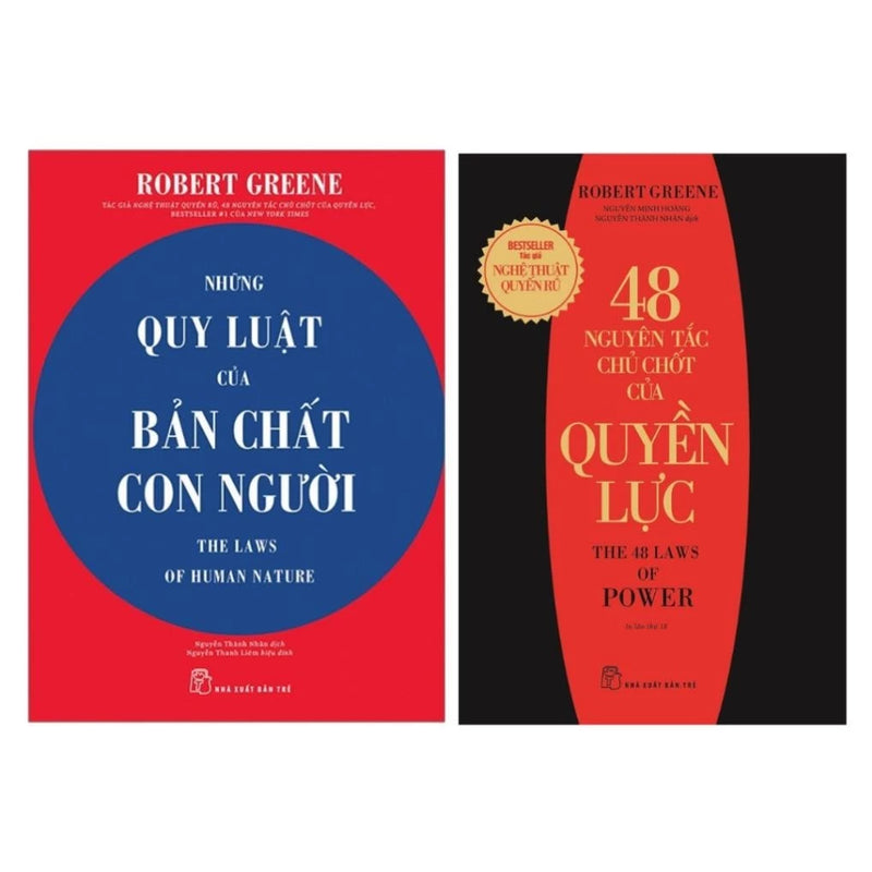 Sách - Combo 2 Cuốn: Những Quy Luật Của Bản Chất Con Người + 48 Nguyên Tắc Chủ Chốt Của Quyền Lực