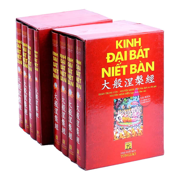 Sách - Kinh Đại Bát Niết Bàn Trọn Bộ 8 Cuốn