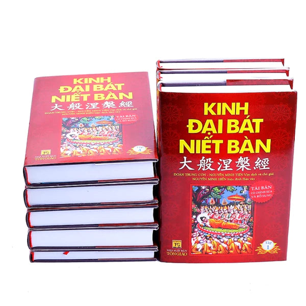 Sách - Kinh Đại Bát Niết Bàn Trọn Bộ 8 Cuốn