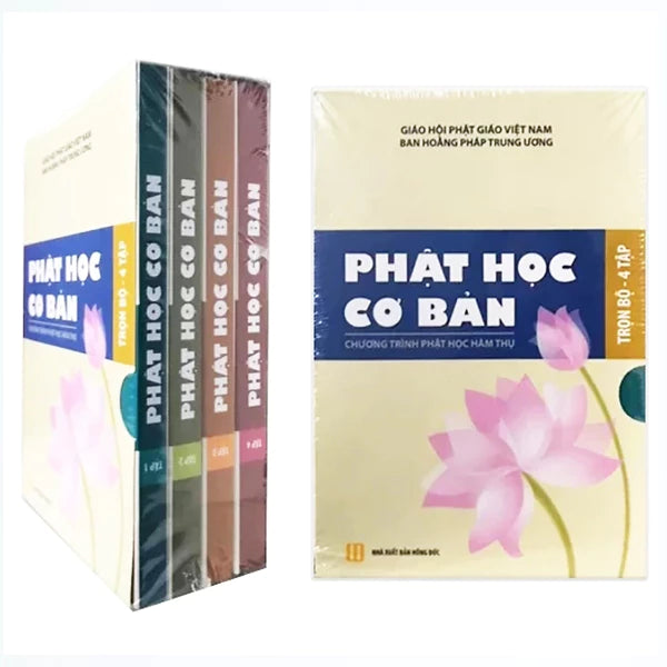 Sách - Phật Học Cơ Bản - Chương Trình Phật Học Hàm Thụ (Trọn Bộ 4 Tập)