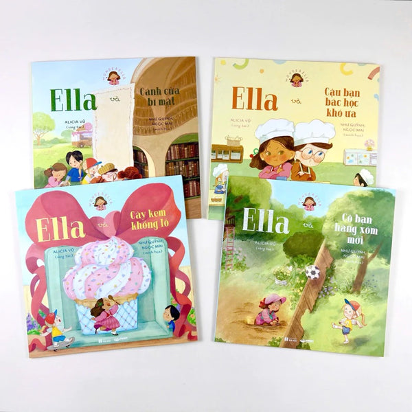 Sách - Bộ Wonderella - Combo 4 cuốn tác giả Alicia Vu - Crabit Kidbooks