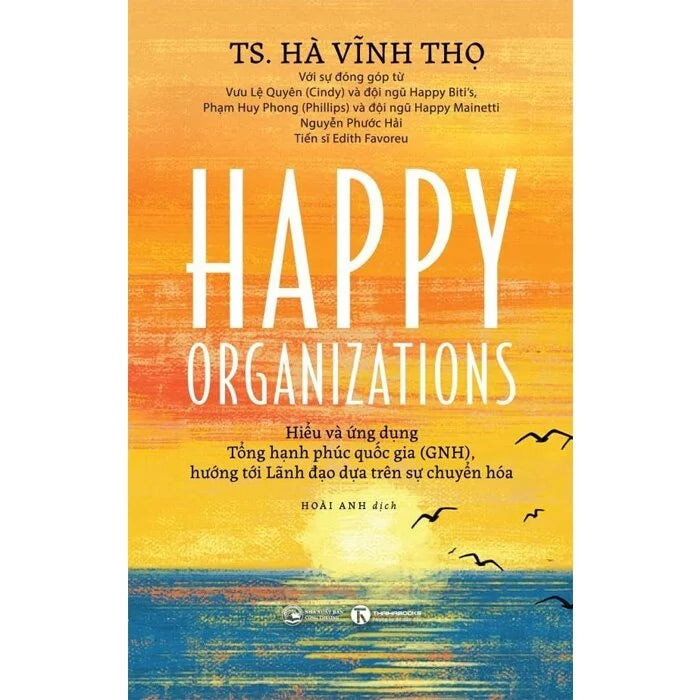 Sách - Combo 4 Cuốn: Happy Children + Happy Schools + Happy Organizations + Happy Families - Tiến Sĩ Hà Vĩnh Thọ