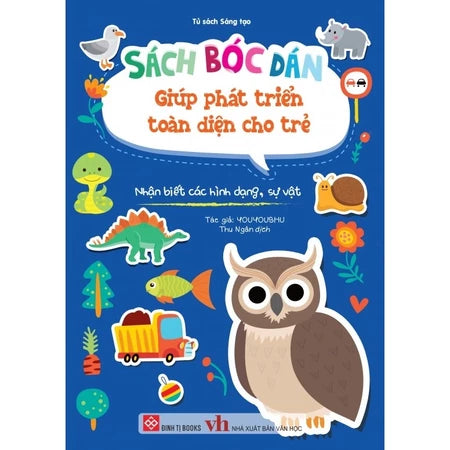 Sách - Sách bóc dán giúp phát triển toàn diện cho trẻ