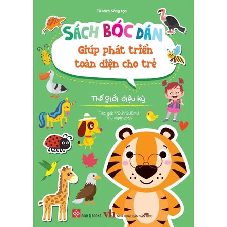 Sách - Sách bóc dán giúp phát triển toàn diện cho trẻ