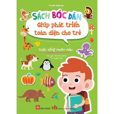 Sách - Sách bóc dán giúp phát triển toàn diện cho trẻ