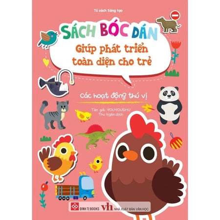 Sách - Sách bóc dán giúp phát triển toàn diện cho trẻ