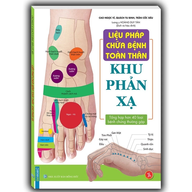 Sách - combo 2 cuốn Liệu pháp chữa bệnh - Khu phản xạ + 500 bài thuốc hay chữa bệnh theo kinh nghiệm dân gian