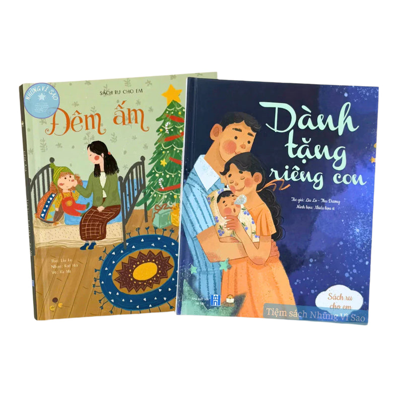 Sách - Combo Thơ Ru: Đêm Ấm + Dành Tặng Riêng Con (2 Cuốn) - Bìa Cứng