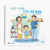 Combo 8 cuốn Ehon Kỹ năng sống: Bon và Gia đình, Bạn bè