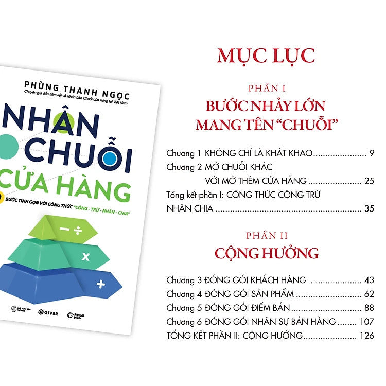 Nhân Chuỗi Cửa Hàng - 9 Bước Đóng Gói Và Xây Dựng Hệ Thống Chuỗi Tinh Gọn Theo Công Thức Cộng Trừ Nhân Chia