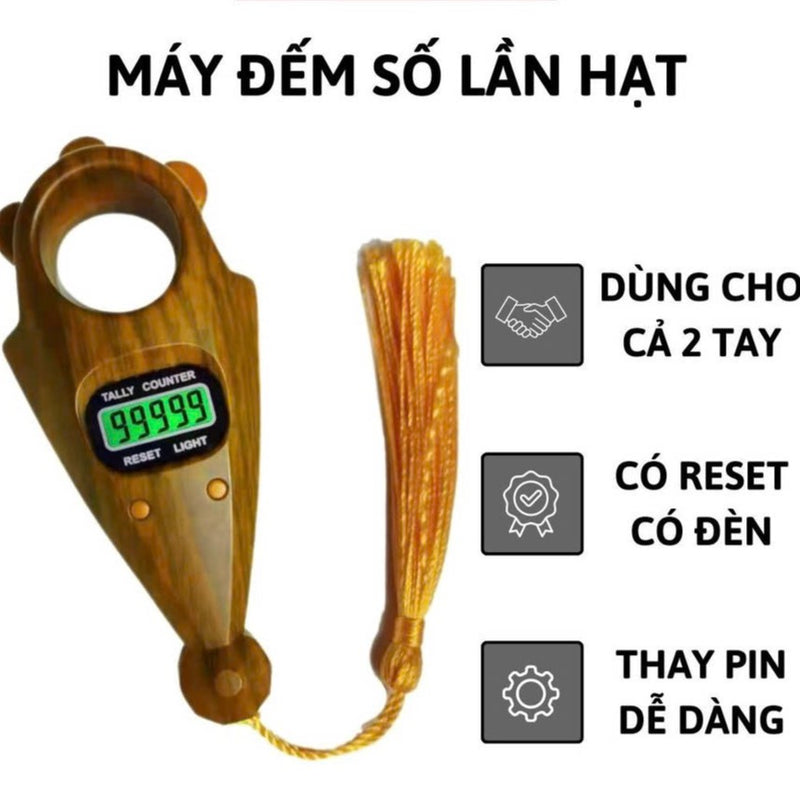 Máy Đếm Số Niệm Phật (không kèm pin)