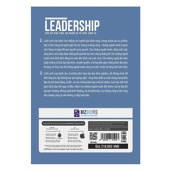 The Book Of Leadership - Dẫn Dắt Bản Thân, Đội Nhóm Và Tổ Chức Vươn Xa