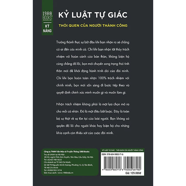 Kỷ Luật Tự Giác - Thói Quen Của Người Thành Công