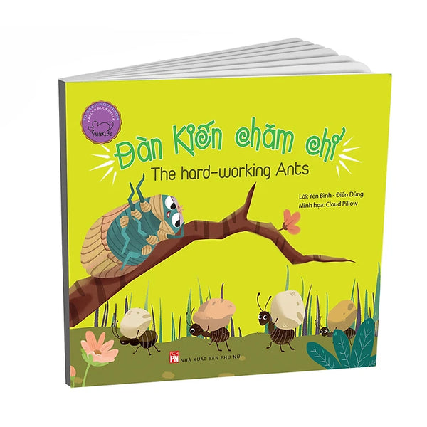 Đàn Kiến Chăm Chỉ - Ngụ Ngôn Song Ngữ