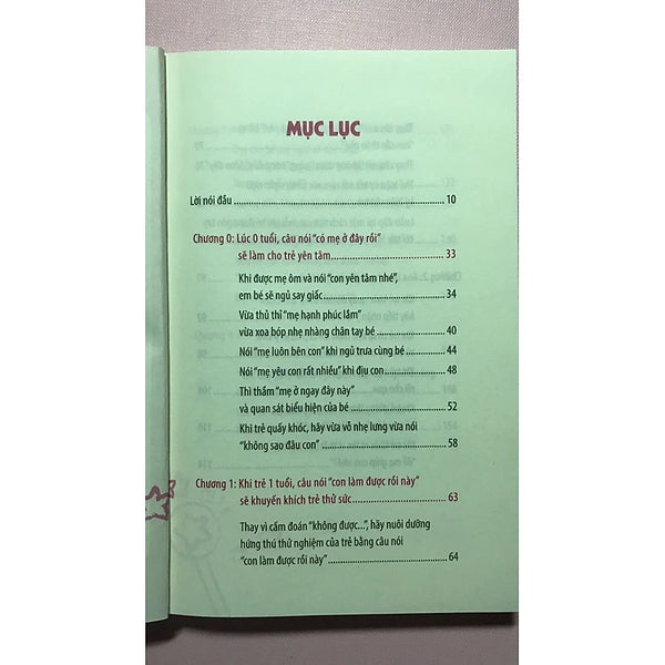 Lời Nói Thần Kỳ Nuôi Dưỡng Những Đứa Trẻ Hạnh Phúc: Từ 0 - 6 Tuổi