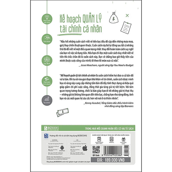 Kế Hoạch Quản Lý Tài Chính Cá Nhân - Phương Pháp 9 Bước Để Đạt Được Tự Do Tài Chính (Bìa Cứng)