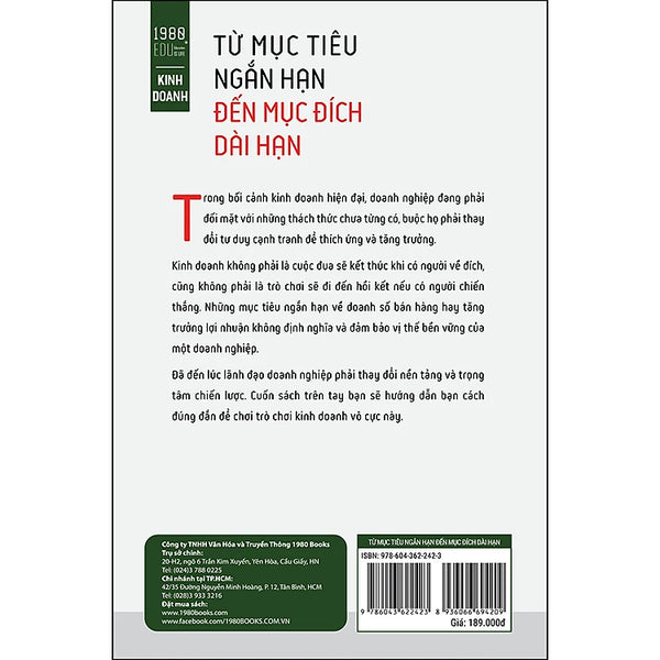 Từ mục tiêu ngắn hạn đến mục đích dài hạn